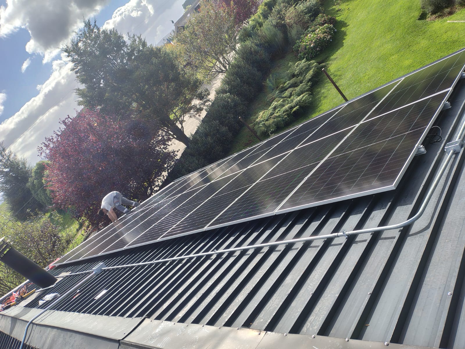 Después: tablero general TG nuevo certificado SEC instalado por Energy Sur SpA en Los Lagos